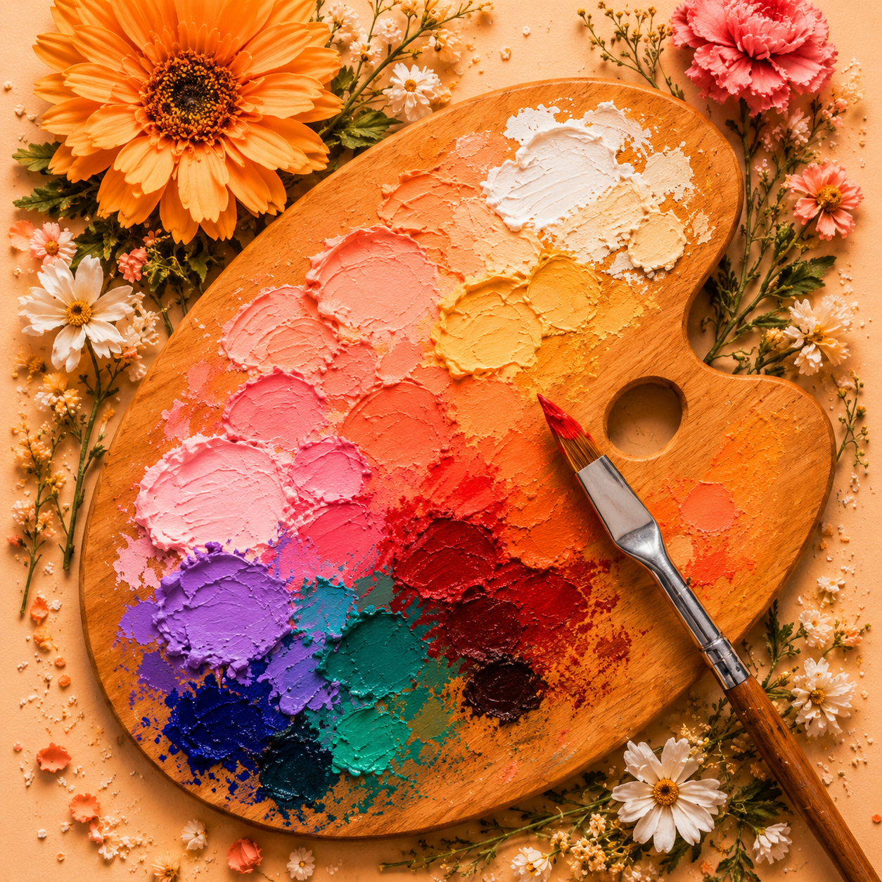 Paleta de colores para taller presencial